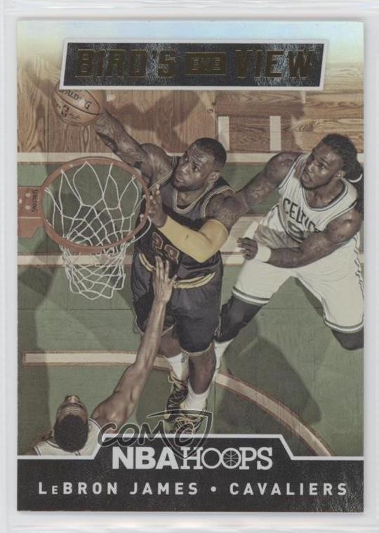 2015-16 Panini NBA Hoops Bird's Eye View LeBron James #8 0f8t