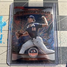 2026 Panini Stars & Stripes - Gio Rojas #19 - Fireworks Insert - 18u Team