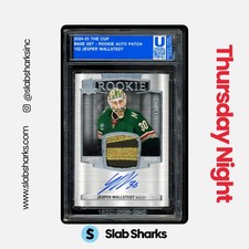 2024 UPPER DECK THE CUP #122 JESPER WALLSTEDT ROOKIE PATCH AUTO /249