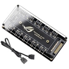 10 Ports RGB Fan Hub 5V 3PIN ARGB Extension Splitter for Gigabyte MSI ASUS