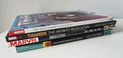 Marvel HC Bundle Thor God Butcher Thanos Annihilators Fantastic Four
