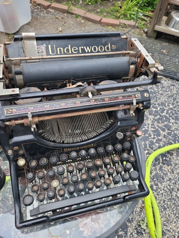 ANTIQUE Standard UNDERWOOD NO. 5 TYPEWRITER 50% Donation Dog Rescue 🐕 ❤️ 
