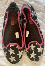 Betsey Johnson Womens Slip-On Ballet Flats Se...