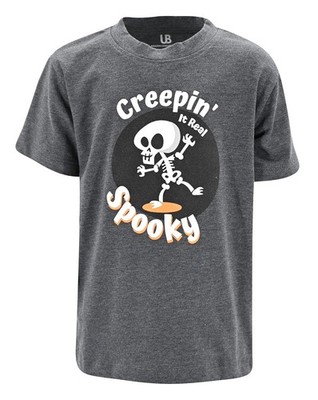 Boys Toddler Creepin' It Real Spooky Skeleton Funny 7 Years,