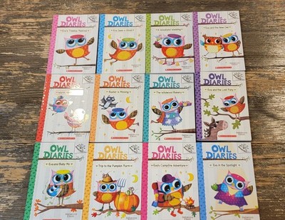 Owl Diaries, Books 1-8/10-13: A Branches Box Set Elliott, Rebecca paperback Good