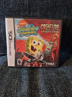 Game Nintendo DS Spongebob Squarepants Creature From The Krusty Krab Complete 