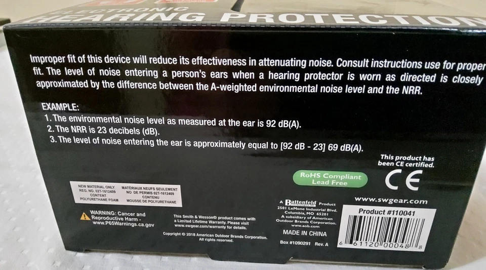 Smith & Wesson M & P Alpha Electronic Hearing Protection - NEW! - Image 2 of 4