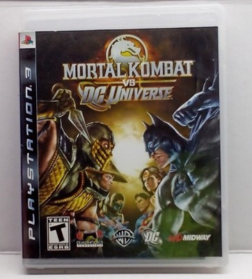 Mortal Kombat vs. DC Universe (PlayStation 3, 2008) Complete Tested Working 