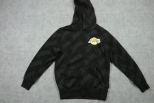 Los Angeles Lakers Hoodie Youth Medium Black NBA Basketball All Over Print