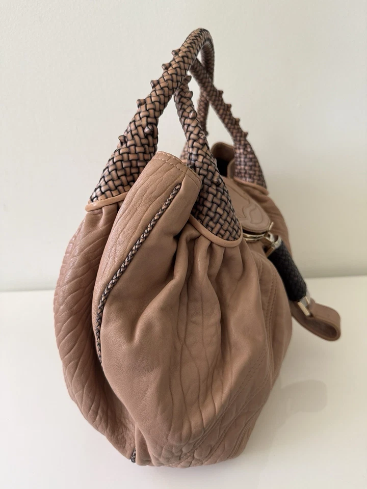 Bolso de mano FENDI vintage de cuero suave espía Foto 4 de 4