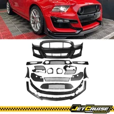 Fits 13-14 Ford Mustang Base & GT GT500 Type Front Bumper Cover Conversion PP