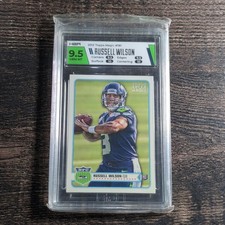 Topps 2012 Magic Russell Wilson #181 Seahawks Rookie HGA Graded Card. rookie card picture