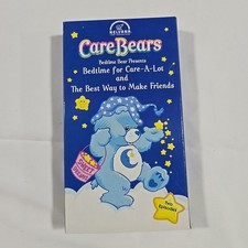 Care Bears Bedtime Bear 2002, VHS Make Freinds And bedtime Care-a-lot Nelvana