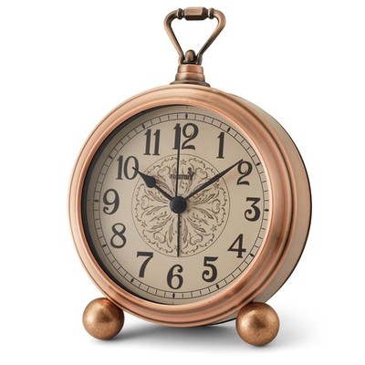 FLOITTUY 4.5'' Battery Operated Antique Retro Analog Medium, Exquisite Bronze 