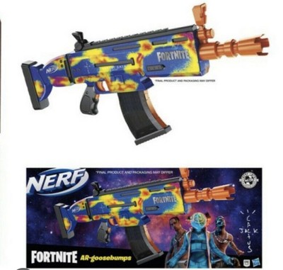 Nerf Fortnite Travis Scoot Cactus Jack AR-GOOSEBUMPS NERF ELITE DART BLASTER