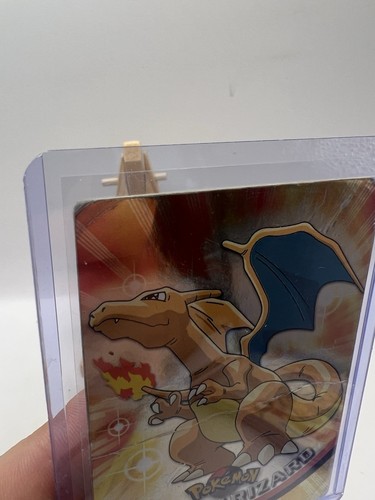 Charizard #06 Topps TV Animation Edition 1st Print Blue Label Holo Pokemon Card - Picture 7 of 13