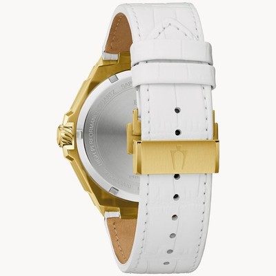 Bulova Women's Series X Se Date Indicator Quartz White Watch 45MM