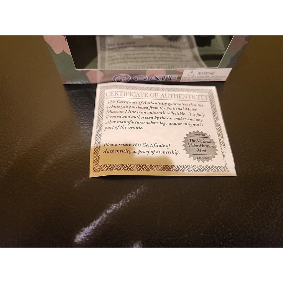 GATE Willys Jeep Army Green 1:32 Scale Diecast Model Car Collectible New - Image 3 of 4