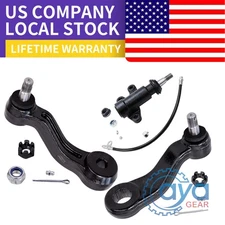New 3pc Suspension Kit: Idler Bracket Assembly + Idler Arm + Pitman Arm for GM