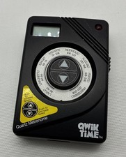 Qwik Time Electronic Quartz Metronome 1995 Tested Works needs batteries