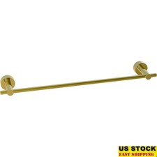 Brushed Bronze Bathroom Towel Rack Metal Holder Easy Installation 18 Inch New