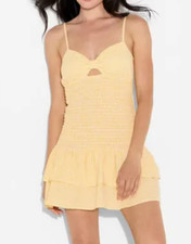 NEW Wild Fable Women's Gameday Smocked Mini Skater Dress Size Medium