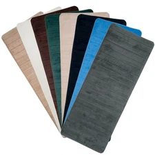 Oversized Bathroom Rug Extra-Long Memory Foam Nonslip Bath Mat Absorbent 24"x60"