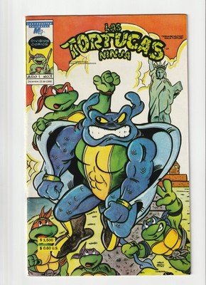 Las Tortugas Ninja #4 Mexican Teenage Mutant Ninja Turtles Macc Mexico 1990