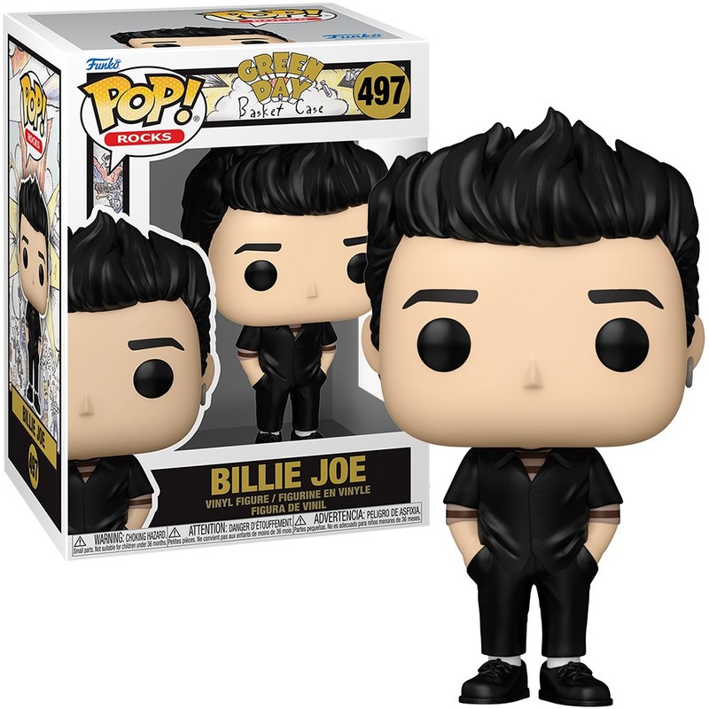 Funko POP! Green Day Billie Joe Vinyl Figure 497 Basket Case Collectable