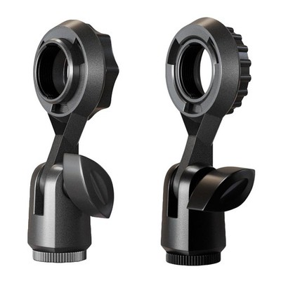 ThtRht 2 Pack Condenser Microphone Clip Holder with 7/8'' Thread Mount Black 