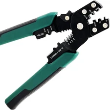 Wire Crimper Tool with Stripper ,Multifunctional Stripping Crimping Pliers Termi