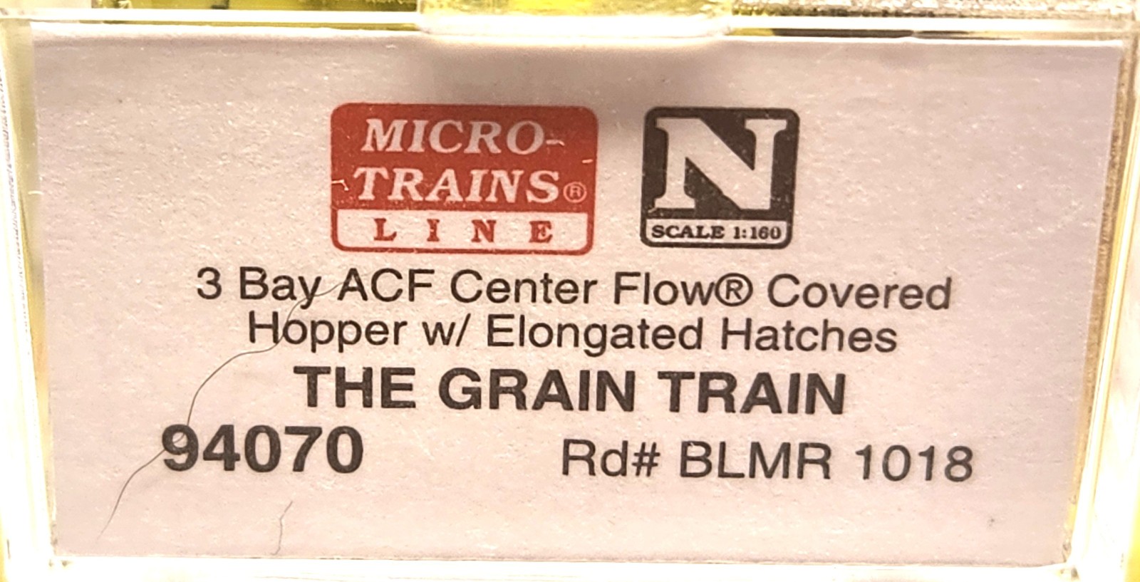 N Micro-Trains 94070  3 Bay ACF Centerflow Hopper w/Elongated Hatches NIB / H10