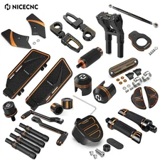 Footpegs Footboard Mirror Transmission Top Cover For Harley Street Glide FLHX 24