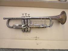 C.G Conn Trumpet With Case. Year 1912. Serial Number 123xxx - PARTS OR REPAIR