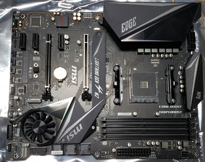 Msi Mpg X570 Gaming Edge Wifi Motherboard Missing Wifi Antennae And Led Cables Ebay