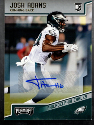 A8069- 2018 Playoff Rookie Autographs Autogramm #296 Josh Adams - NM-MT