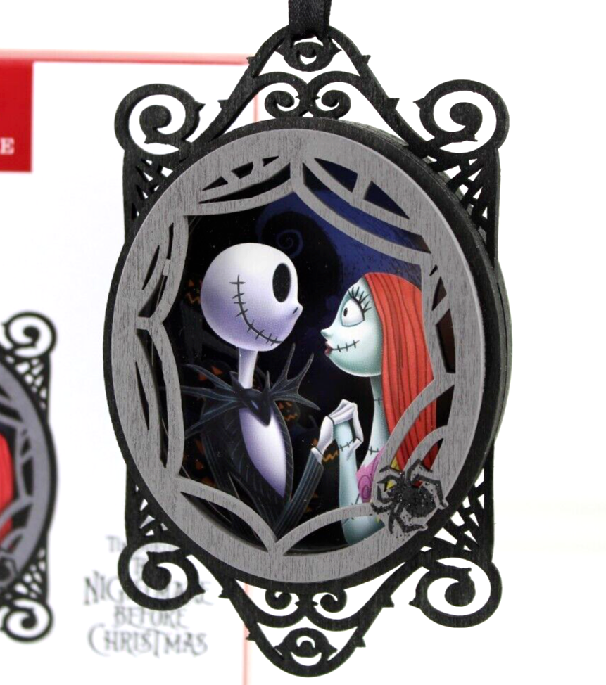 Hallmark Nightmare Before Christmas Jack and Sally Horror Ornament 2024