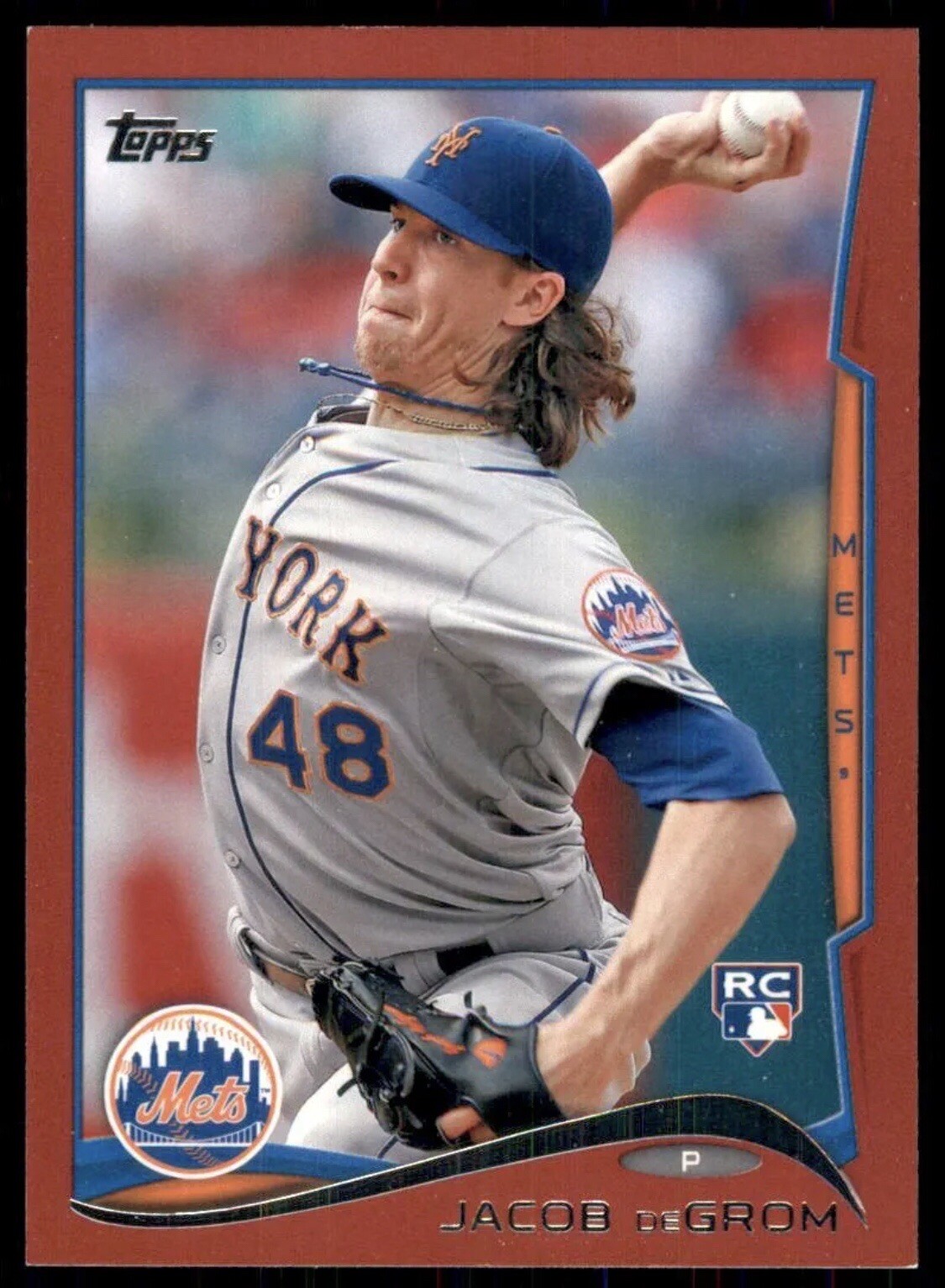 2014 Topps Update Target Red Jacob deGrom #US-50 Rookie RC
