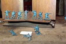 Vintage 1950's Toy Soldier Lot of 9 MPC Civil War US Army