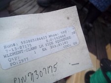 WELDMENT  LEFT SIDE SQUEEGEE  PART NUMBER  7-13-07175