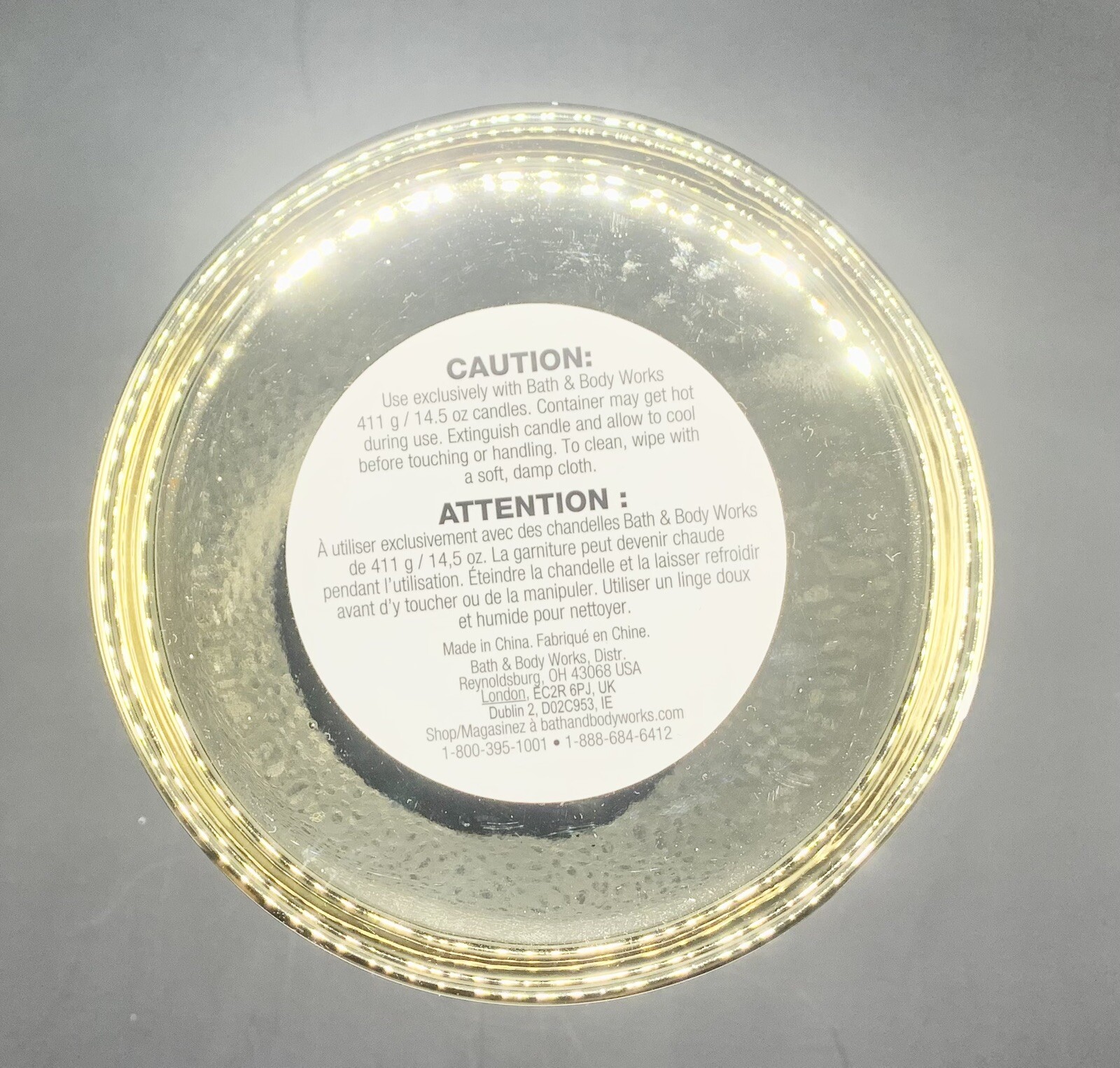 Bath & Body Works Gold Christmas Nutcracker 3Wick Ceramic Candle Holder NEW! eBay