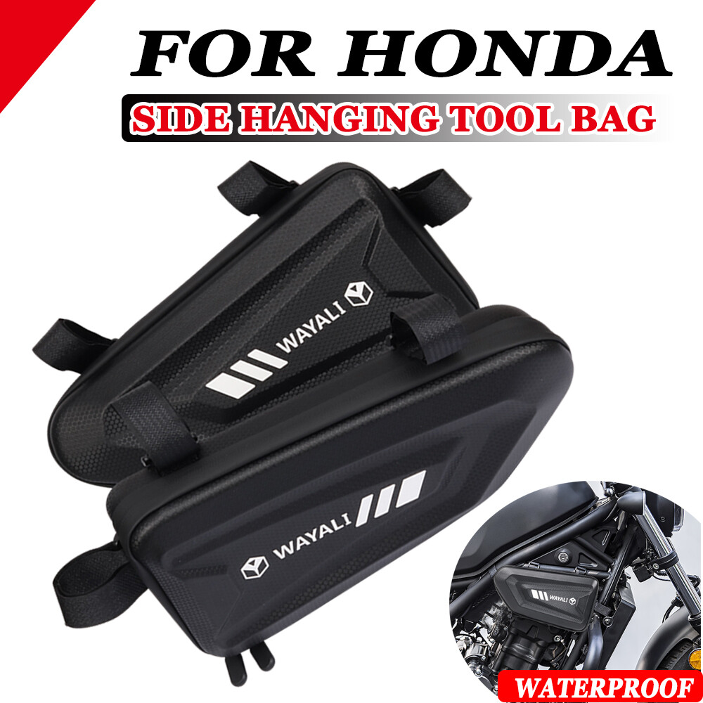 For Honda Rebel 500 300 CMX500 Triangle Saddle Side Bag Waterproof