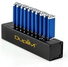 DupliM 1 to 10 USB 3.0 Flash Drive Duplicator Computer Connect for PC and MAC