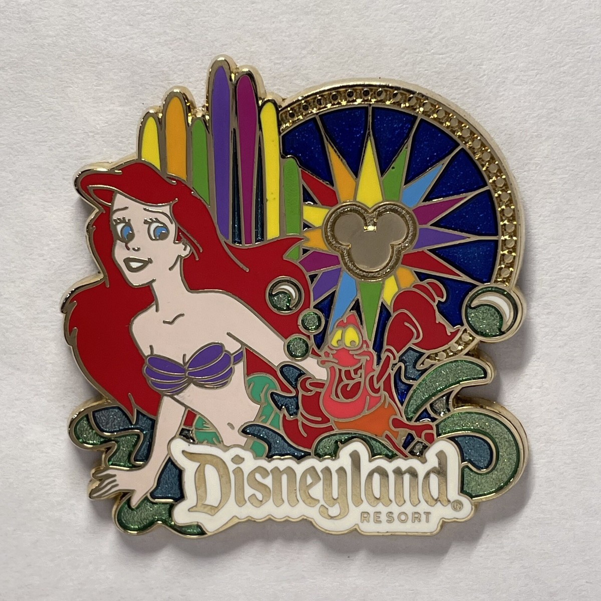 Disney Pin Ariel World Of Color Travel Company The Little Mermaid