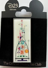 Disney D23 Tower of the Four Winds Small World 1964/65 World's Fair Pin & Card