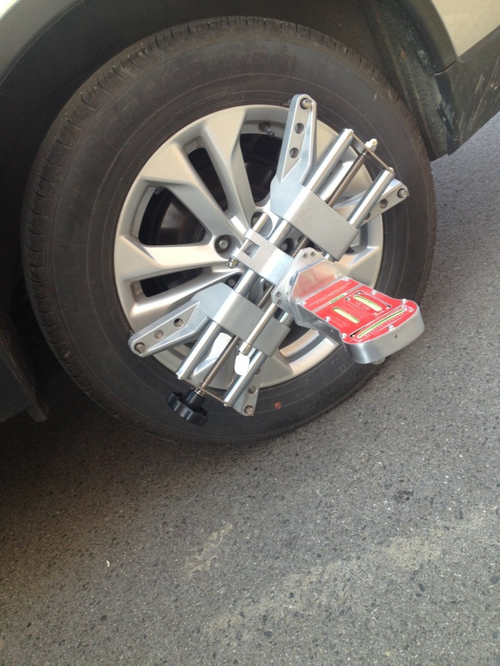 3D DSP Wheel Alignment Rack Tool for Camber Caster Gauge Adapter Rim ...