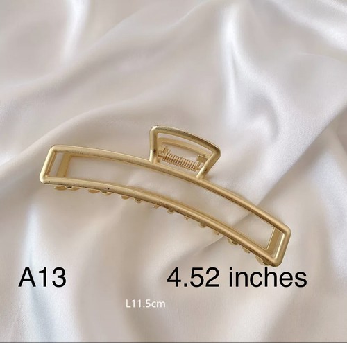 Artiglio per capelli in metallo, clip per capelli, artiglio per capelli minimalista, accessori per capelli, clip per capelli f - Foto 11 di 24