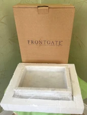 FRONTGATE DAUPHINE MARBLE GUEST TOWEL VANITY TRAY:NIB