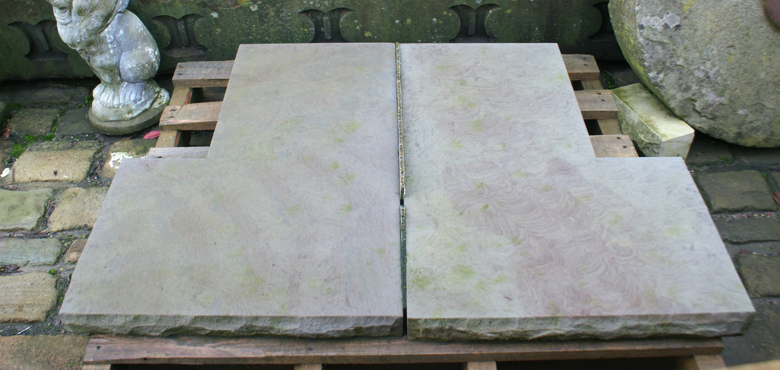 Bespoke Hearthstone Grey York Stone Made To Order Hearth Fire