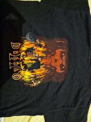 T-Shirt Diablo 2 II extrem selten limitierte Auflage Einheitsgröße XL Blizzard 2